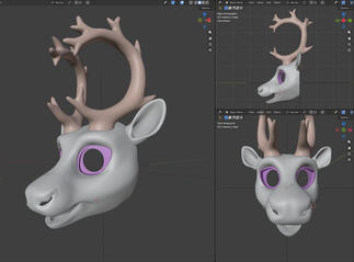 Caribou 3D Model